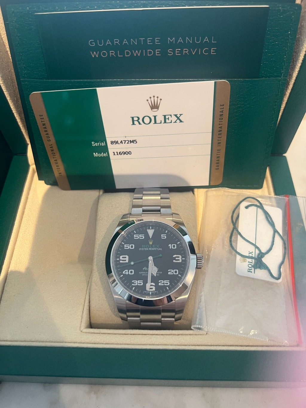 Rolex Retail Ready 116900 10/2021 W+C only