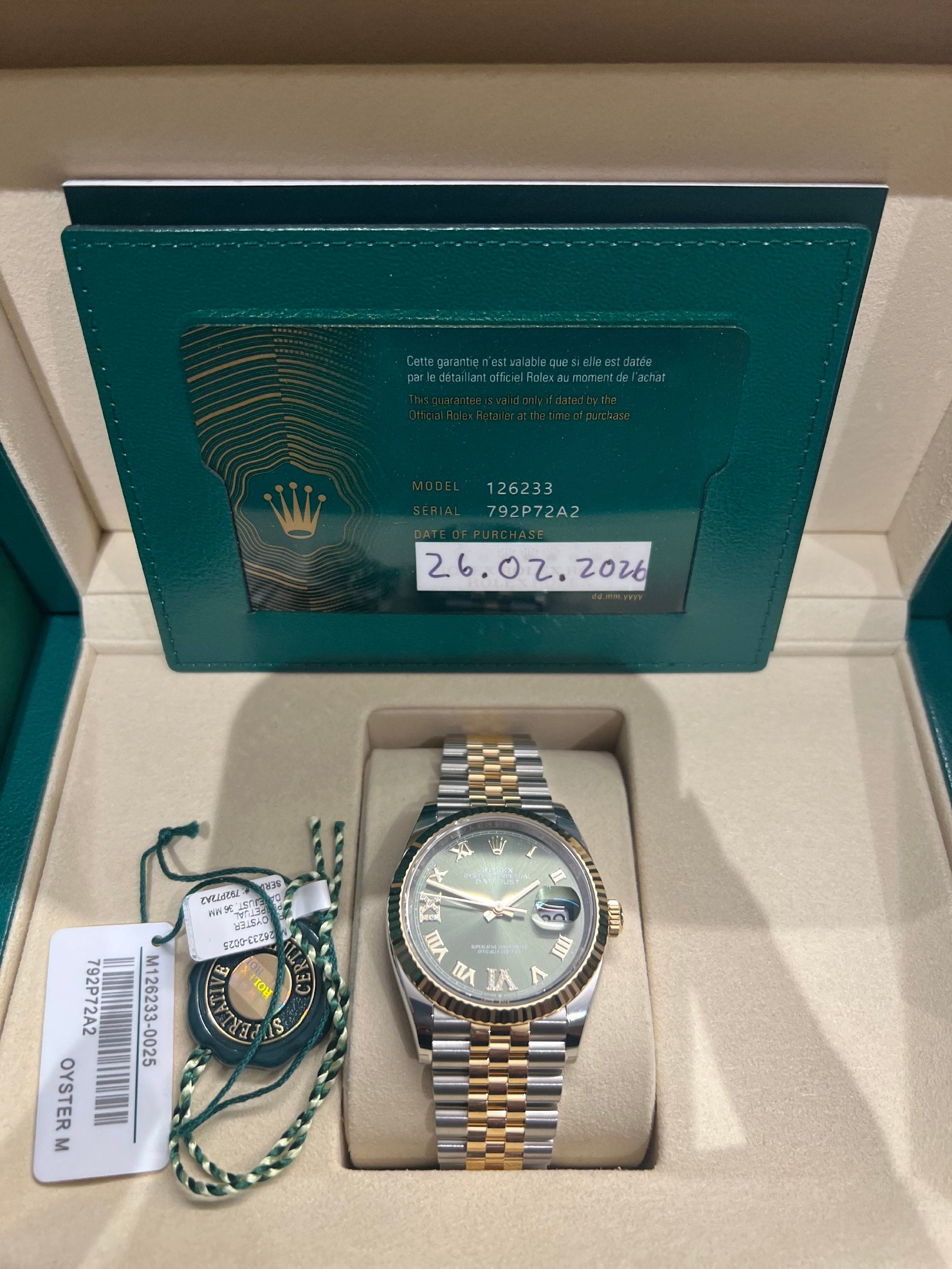 Rolex 124200 Pistachio