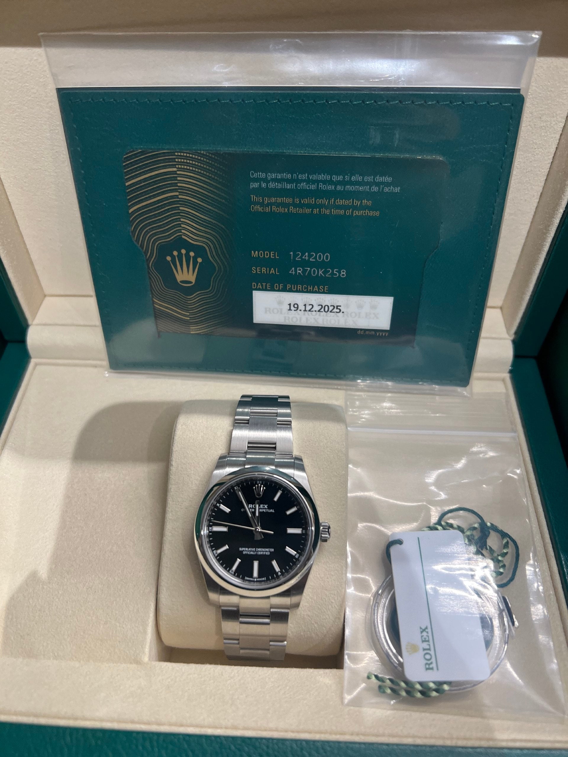 Rolex 124200 Pistachio