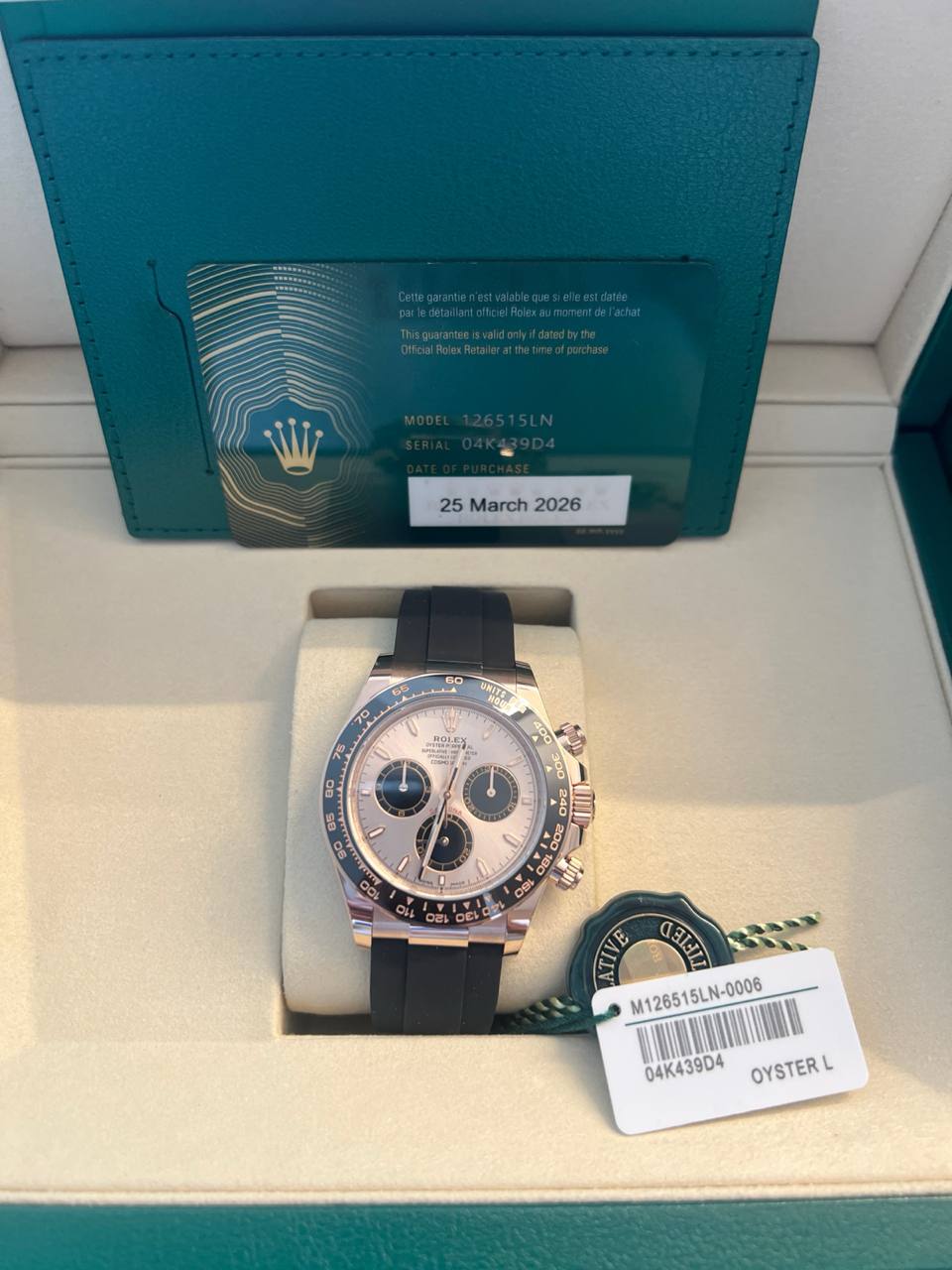 Rolex 124200 Pistachio