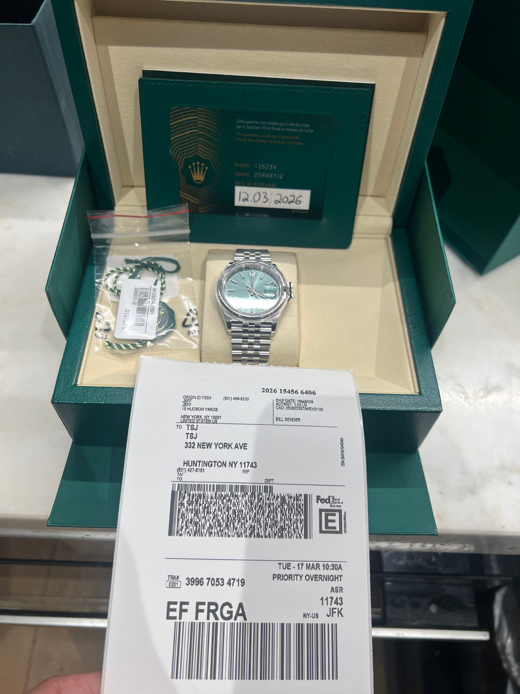 Rolex 126234 Oyster Green