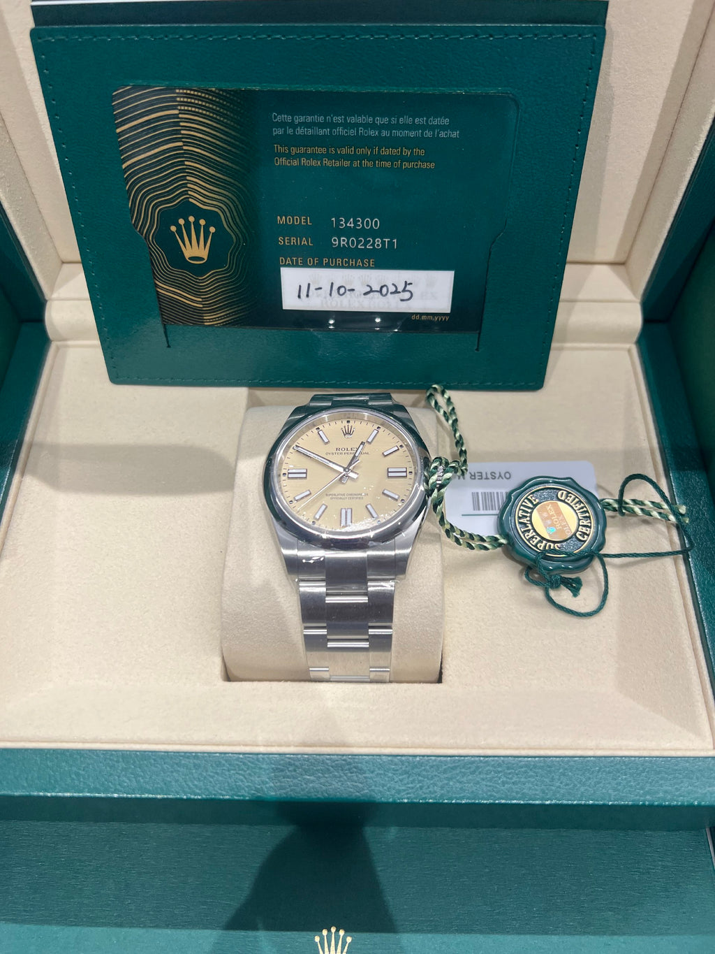 Rolex 134300 Oyster Mediterranean Blue