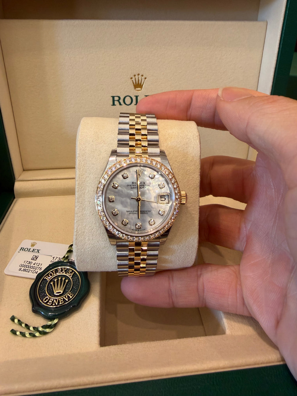 Rolex 278383RBR Jubilee MOP