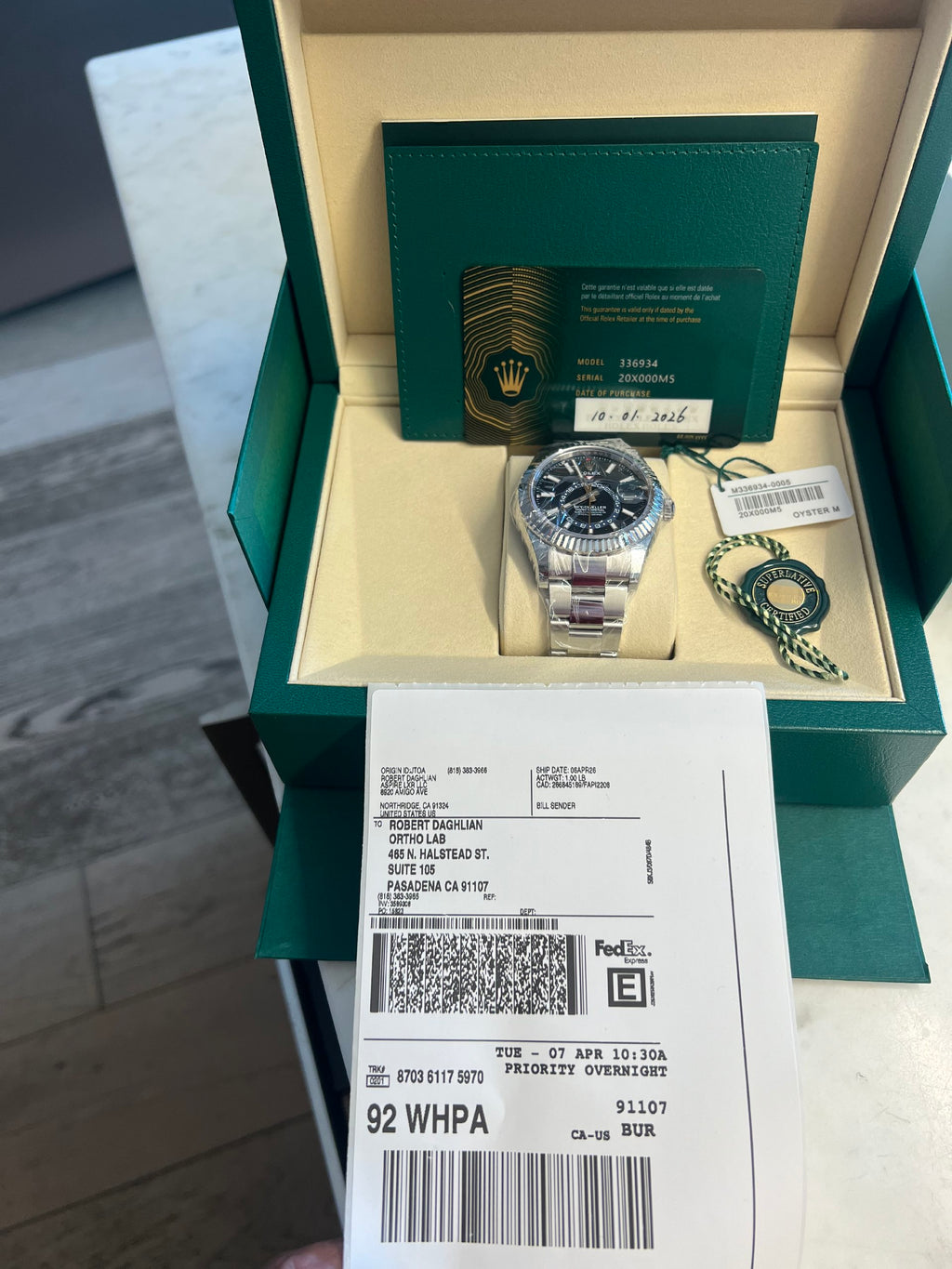 Rolex 336934 Oyster Mint Green