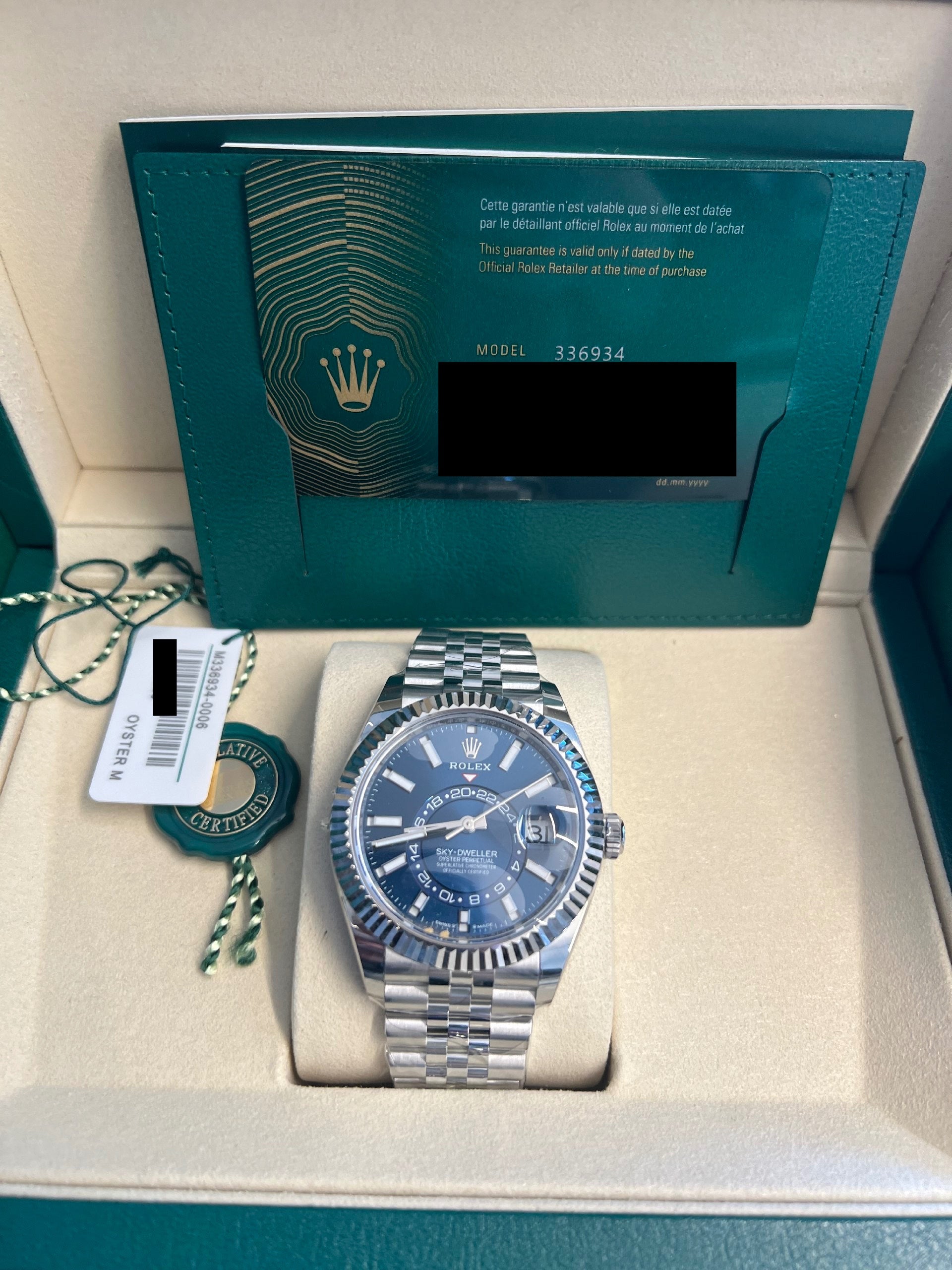 Rolex 336934 Jubilee Blue
