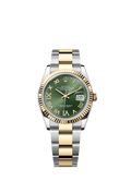 Rolex Datejust 36 126233 Green Roman VI IX Diamond Jubilee
