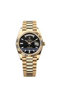 Rolex Day-Date 40 228238 Black Diamond Baguette