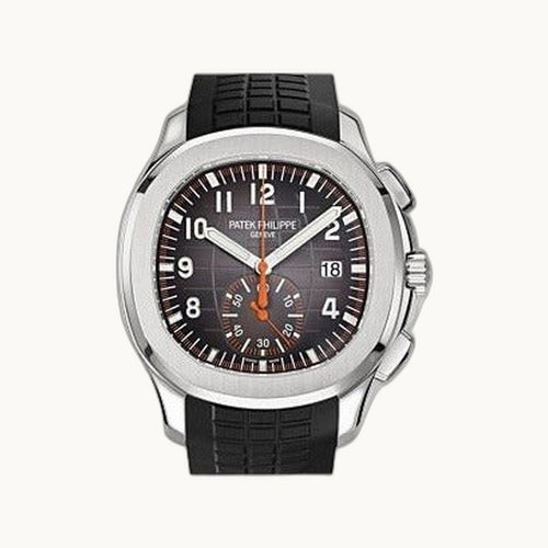 Patek Philippe Aquanaut 5968A-001 Blue Chrono - Open Wrist