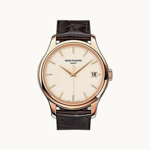 Patek Philippe Calatrava 5227R-001 Brown Rose Gold - Open Wrist