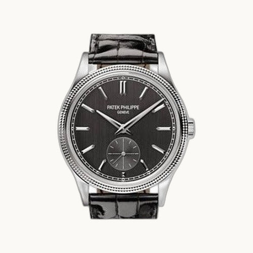 Patek Philippe Calatrava 6119G-001 Grey White Gold - Open Wrist