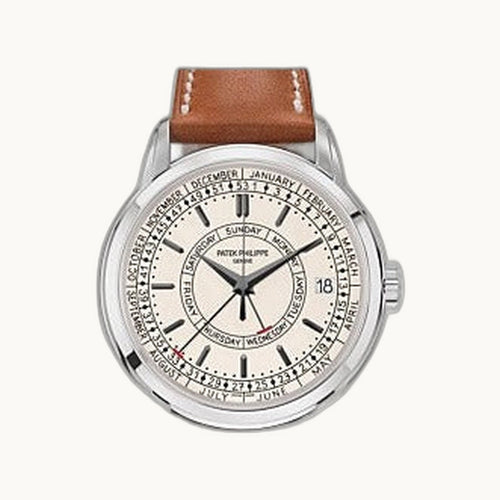 Patek Philippe Calatrava Weekly Calendar 5212A-001 Blue Steel - Open Wrist