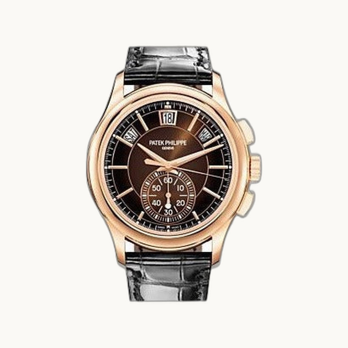 Patek Philippe Complications 5905R-001 Grey Flyback Chrono - Open Wrist
