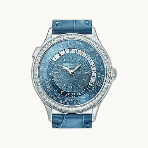 Patek Philippe Complications 7130G-016 World Time Ladies - Open Wrist