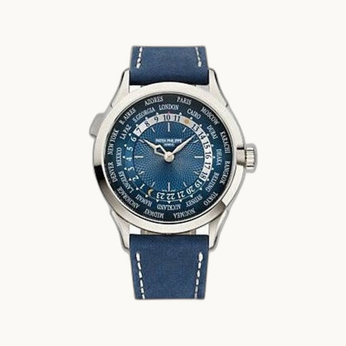 Patek Philippe Complications World Time 5330G Blue - Open Wrist