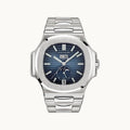 Patek Philippe Nautilus 5726/1A-014 Blue Annual Calendar - Open Wrist
