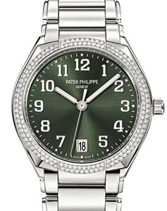Patek Philippe Twenty~4 Ladies Steel Olive Green 7300/1200A-011
