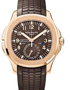 Patek Philippe Aquanaut Travel Time Rose Gold Brown 5164R-001