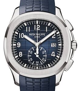 Patek Philippe Aquanaut Chronograph White Gold Blue 5968G-001