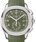 Patek Philippe Aquanaut Chronograph White Gold Khaki Green 5968G-010