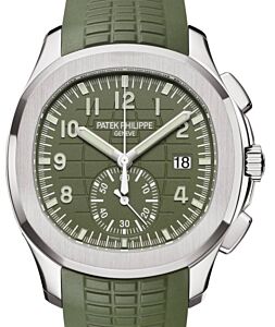 Patek Philippe Aquanaut Chronograph White Gold Khaki Green 5968G-010