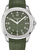 Patek Philippe Aquanaut Jumbo White Gold Khaki Green 5168G-010