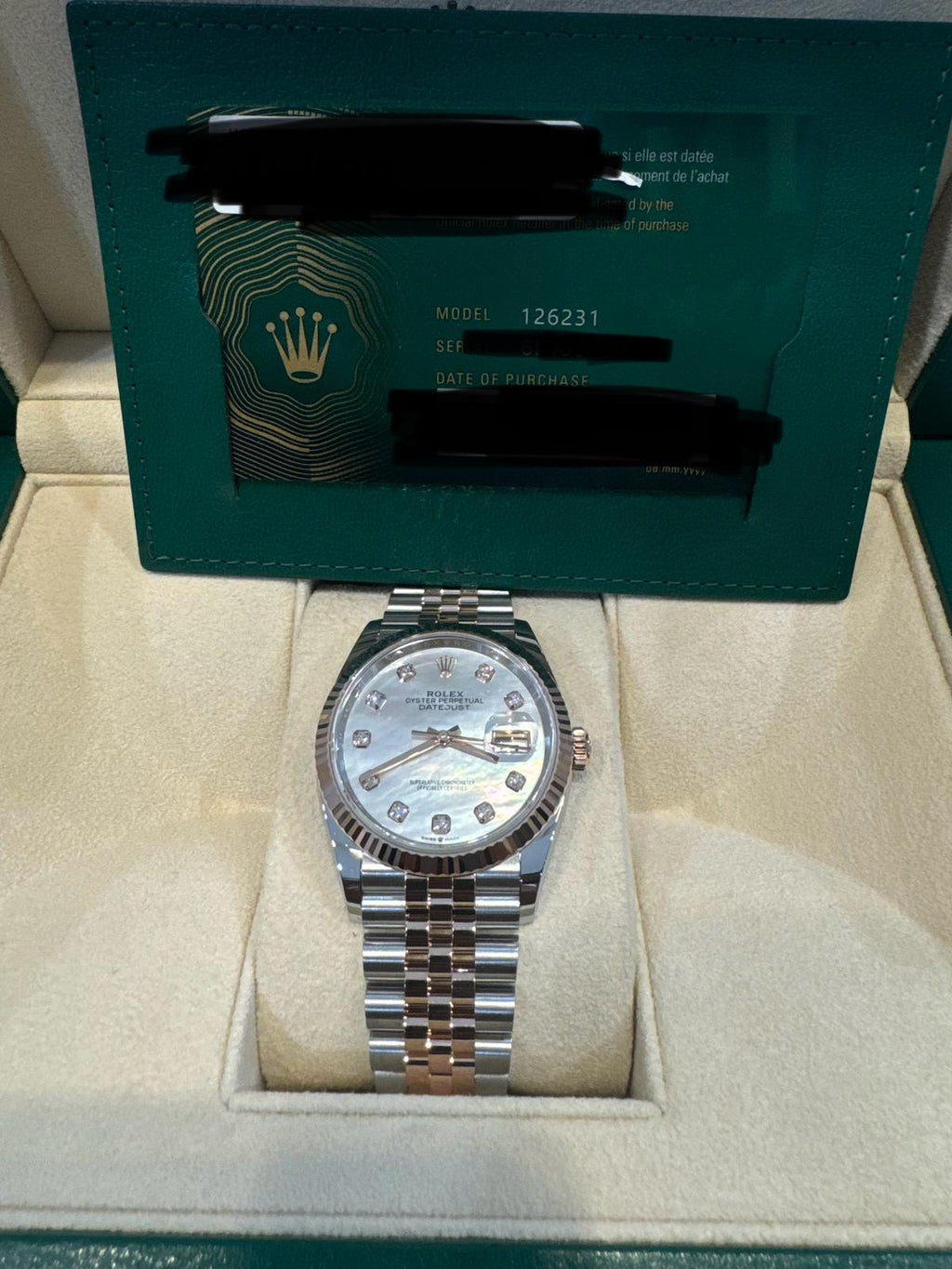 Rolex 126231 Jubilee MOP