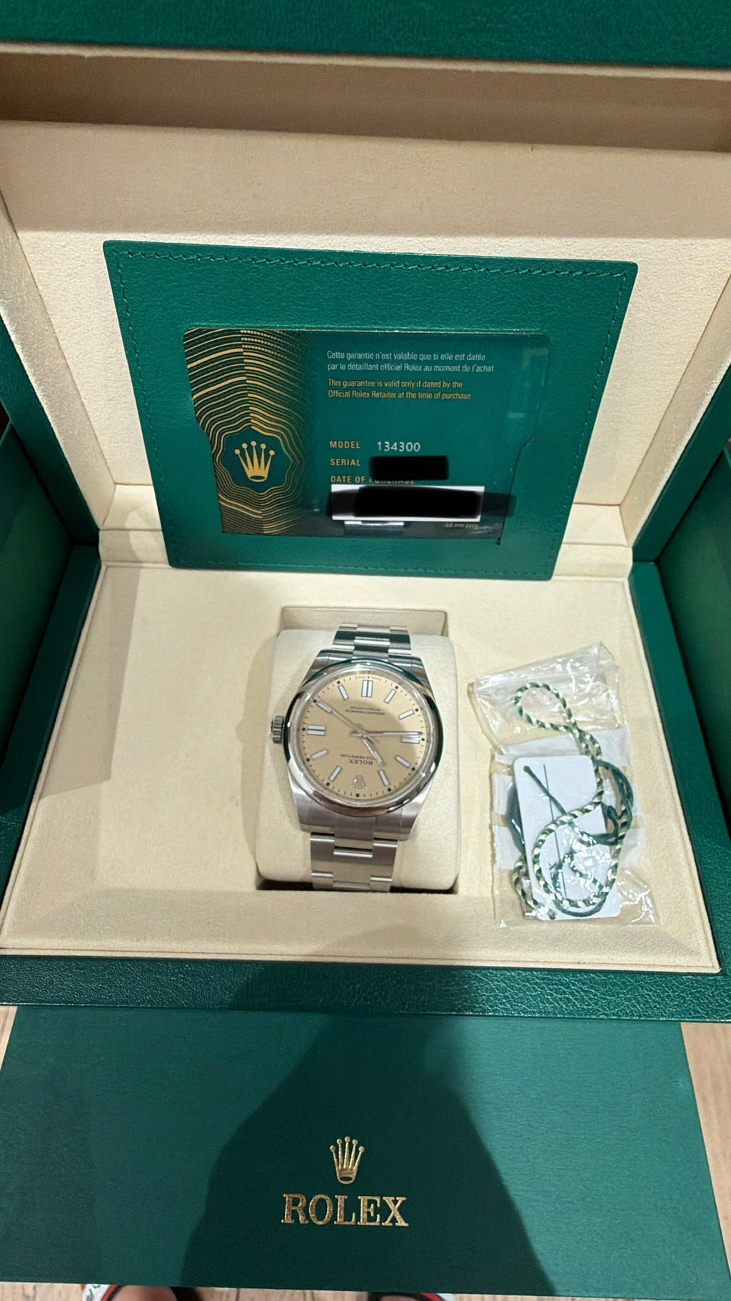 Rolex 134300 Oyster Mediterranean Blue