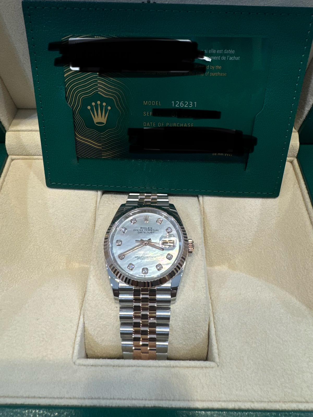 Rolex 126231 Jubilee MOP