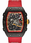 Richard Mille Extra Flat Alexander Zverev Germany Carbon TPT Red Yellow RM 67-02