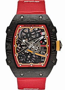 Richard Mille Extra Flat Alexander Zverev Germany Carbon TPT Red Yellow RM 67-02