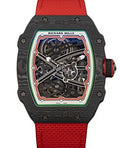Richard Mille Extra Flat Italy Carbon TPT Red Green RM 67-02