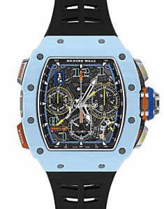 Richard Mille Automatic Winding Split-Seconds Chronograph Pastel Blue Quartz TPT RM 65-01