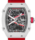 Richard Mille Extra Flat Charles Leclerc Monaco Quartz TPT Red White RM 67-02