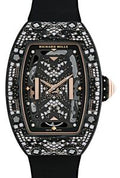 Richard Mille Automatic Winding Intergalactic Misty Night Carbon TPT Diamond Set Bezel RM 07-01