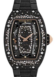 Richard Mille Automatic Winding Intergalactic Starry Night Carbon TPT Diamond Set Bezel RM 07-01