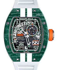 Richard Mille Automatic Winding Le Mans Classic Green/White Quartz TPT RM 029