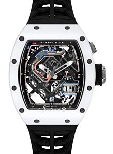 Richard Mille Automatic With Declutchable Rotor ATZ White Ceramic RM 30-01