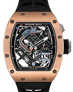 Richard Mille Automatic with Declutchable Rotor Red Gold RM 30-01