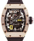 Richard Mille Automatic Winding with Declutchable Rotor Rose Gold Diamond Bezel RM 030