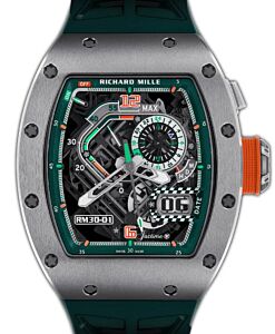 Richard Mille Le Mans Classic Green Quartz TPT/ Titanium RM 30-01