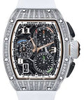 Richard Mille Lifestyle Flyback Chronograph White Gold & Medium Set Diamonds RM 72-01