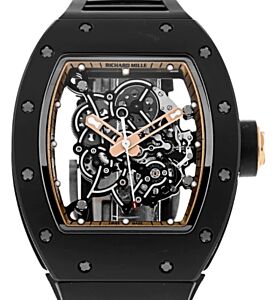 Richard Mille Manual Winding Bubba Watson Black White Drive RM 055