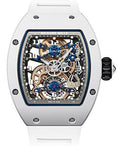 Richard Mille Manual Winding Tourbillon White ATZ Ceramic RM 17-02