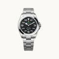 Rolex Air-King 126900 Black Green - Open Wrist