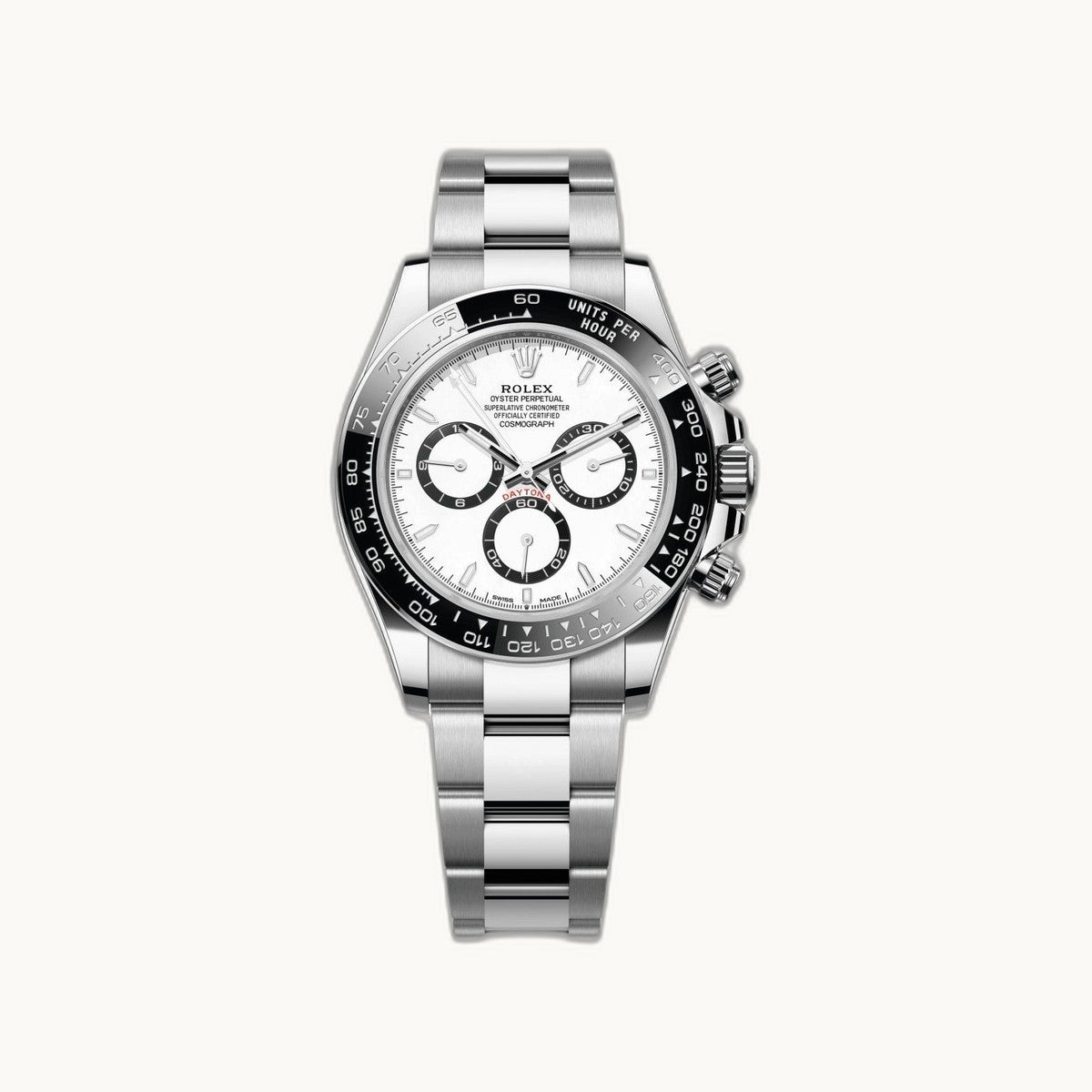 Rolex Cosmograph Daytona 126500LN Black Reverse Panda - Open Wrist