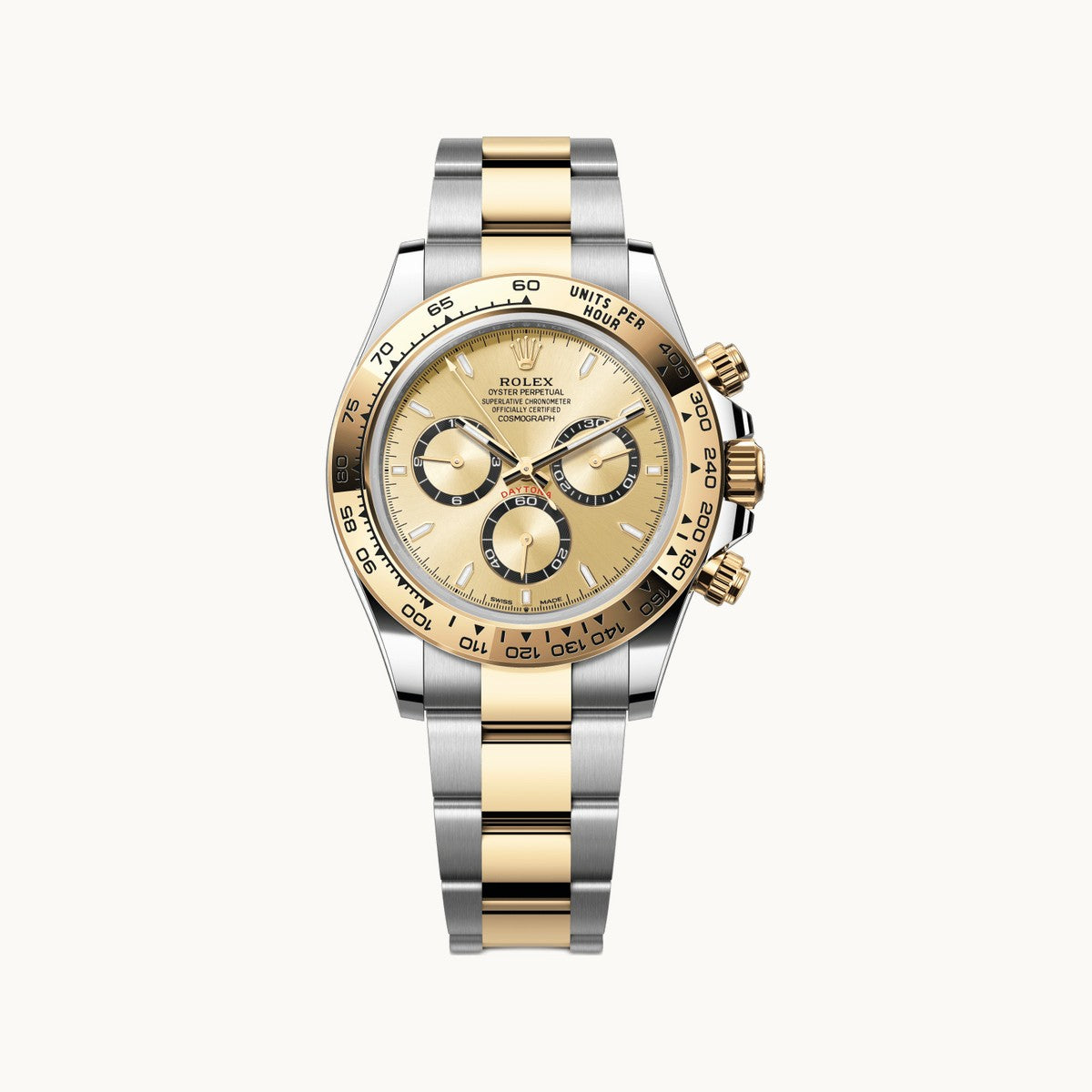 Rolex Cosmograph Daytona 126503 Champagne Two-Tone - Open Wrist