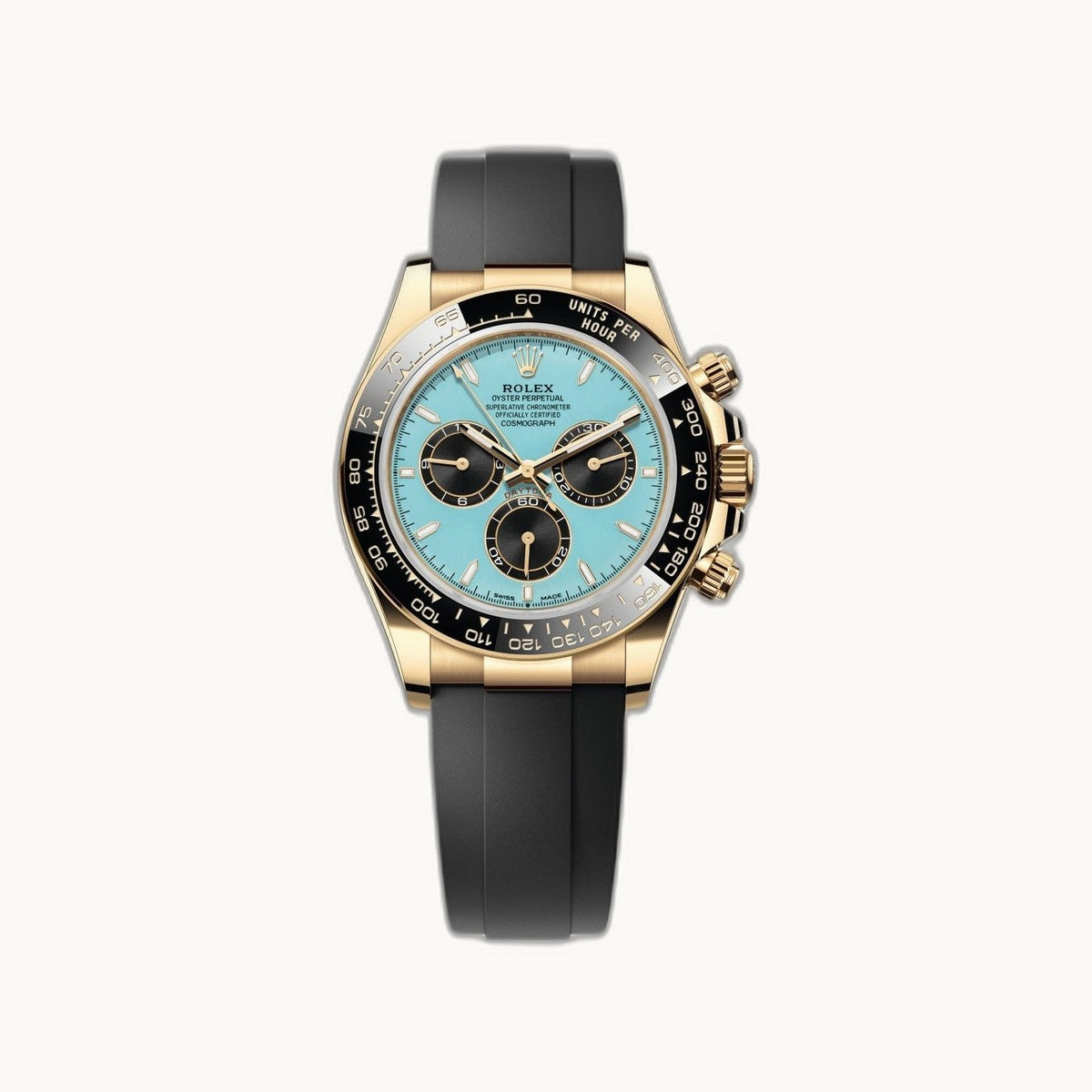 Rolex Cosmograph Daytona 126518LN Black Everose Oysterflex - Open Wrist