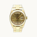 Rolex Datejust 1603 Silver "Linen" - Open Wrist