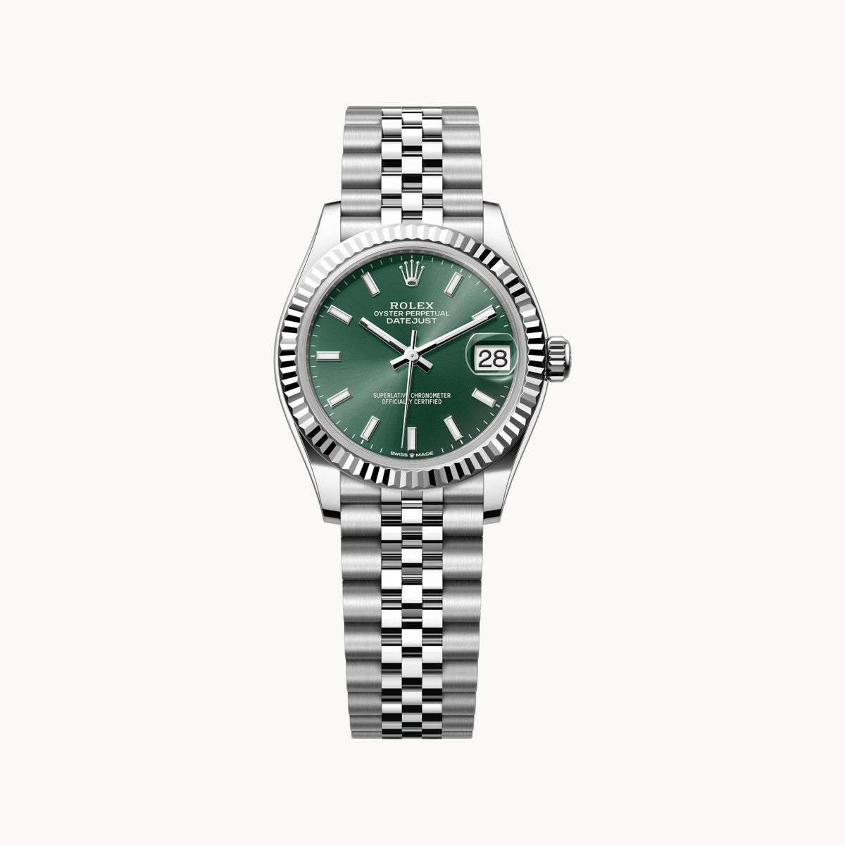 Rolex Datejust 31 278274 Aubergine - Open Wrist