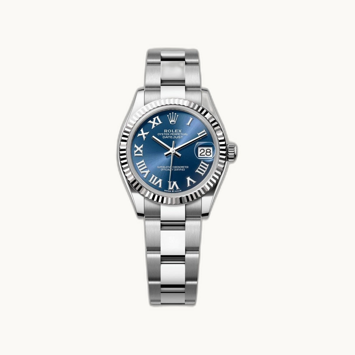 Rolex Datejust 31 278274 Bright Blue - Open Wrist